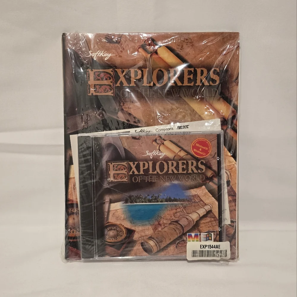 Explores Of The New World (PC & MAC CD-ROM, 1995, Sofkey) NEW